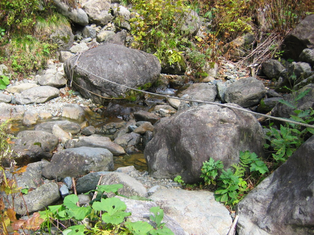 早池峰山　登山道