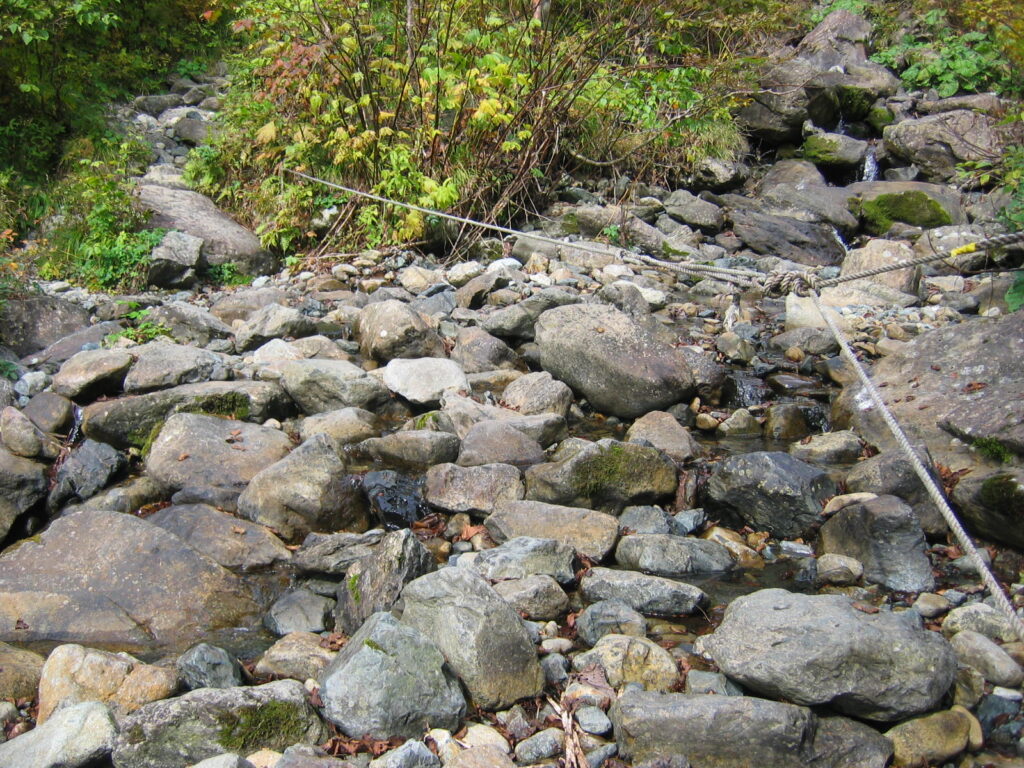 早池峰山　登山道