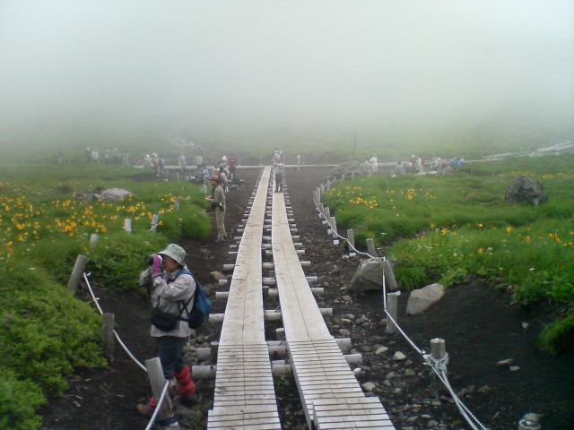 秋田駒ヶ岳　登山道