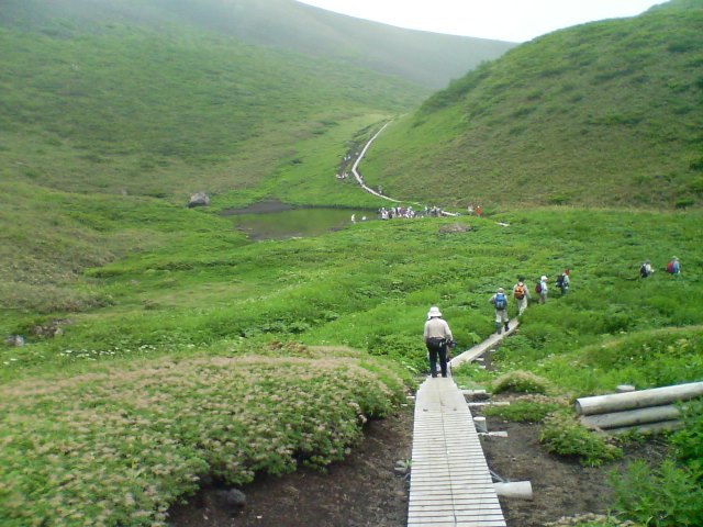 秋田駒ヶ岳　登山道