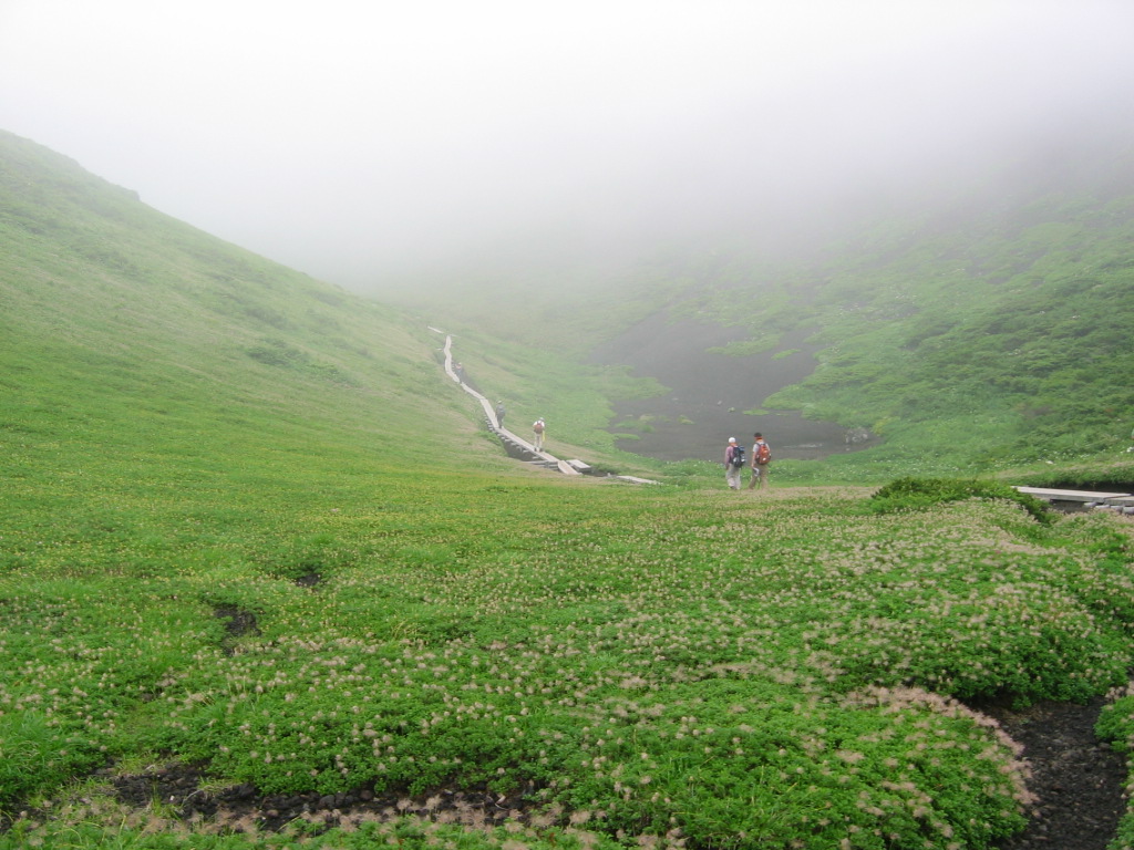 秋田駒ヶ岳　登山道